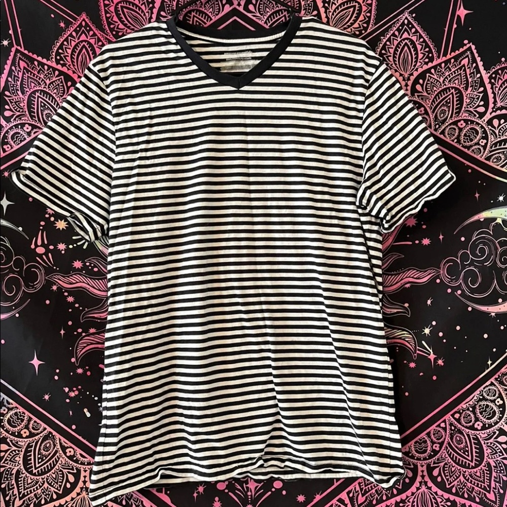 Basic Everyday Striped Casual Tee